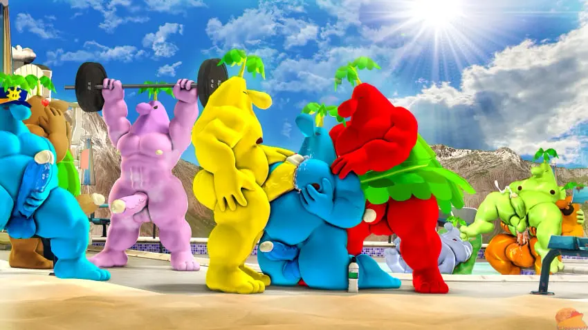 Image cum,male,nude,threesome,thick_thighs,cum_in_ass,yaoi,nude_male,cum_inside,gay,gay_sex,mario_(series),bara,masturbation,soles,nudity,chubby,abs,4_fingers,non-human,pool,toony,poolside,orgy,moobs,3_toes,moustache,source_filmmaker,musk_clouds,nudist,nudist_beach,six_pack,chubby_male,moob_grab,moonwulf,pianta,super_mario_sunshine,thick_feet,hula_skirt,moob_job,weightlifting
