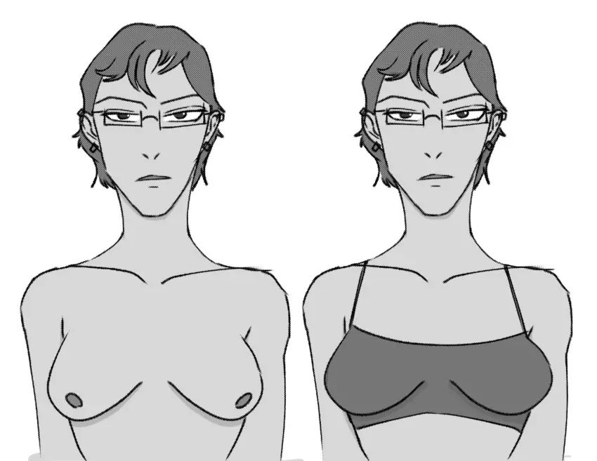 Image breasts,female,earrings,sports_bra,original_character,brown_skin,ddoggins