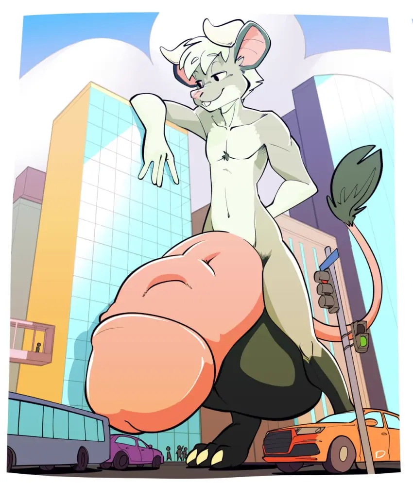 Image hi_res,smile,standing,male,nude,penis,tail,big_penis,humanoid_penis,feet,sky,solo_focus,balls,huge_cock,anthro,veiny_penis,cloud,big_balls,flaccid,genitals,low-angle_view,mammal,claws,paws,toe_claws,horn,thick_penis,huge_balls,hyper_balls,hyper_penis,biped,outside,humanoid_genitalia,mouse,murid,vein,toes,glans,tuft,group,day,hyper,hyper_genitalia,humanoid_hands,murine,rodent,macro,digitigrade,city,vehicle,2020,3_toes,car,tail_tuft,white_claws,2_horns,macro_male,against_building,bus,commercial_vehicle,ducky_(artist),gentle_giant,macro_anthro,rover_(mmpw),traffic_light