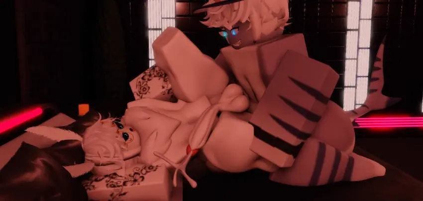 Image cum,male,penis,ass,2boys,femboy,male/male,balls,tagme,gay,3d,shark,shark_tail,roblox,robloxian,moth,lestialrr34