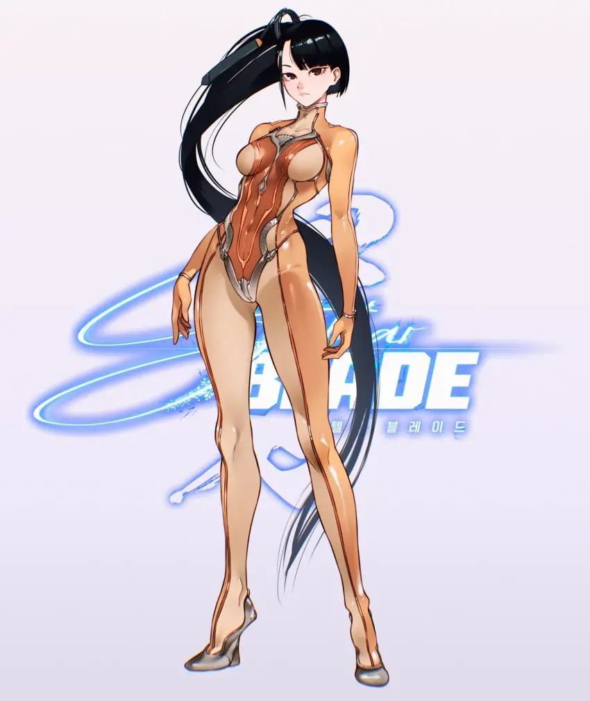 Image 1girls,big_breasts,breasts,brown_eyes,female,female_only,human,large_breasts,light-skinned_female,light_skin,long_hair,looking_at_viewer,simple_background,solo,standing,very_long_hair,black_hair,ass,big_ass,female_focus,huge_ass,thick_thighs,thighs,voluptuous,ponytail,wide_hips,hips,waist,digital_media_(artwork),ass_visible_through_thighs,huge_breasts,2d,legs,medium_breasts,thick,busty,curvy,curvy_figure,mature_female,hourglass_figure,slim_waist,high_heels,tight_clothing,impossible_clothes,revealing_clothes,official_alternate_costume,chest,curvaceous,thick_hips,thick_legs,mature,bodysuit,large_ass,eve_(stellar_blade),stellar_blade,logo,full_body,fully_clothed,multicolored_clothes,long_legs,skin_tight,bust,impossible_bodysuit,copyright_name,two-tone_bodysuit,brown_bodysuit,cesar_art456,heel-less_heels,multicolored_bodysuit,see-through_bodysuit,shift_up,skin_suit_(stellar_blade)