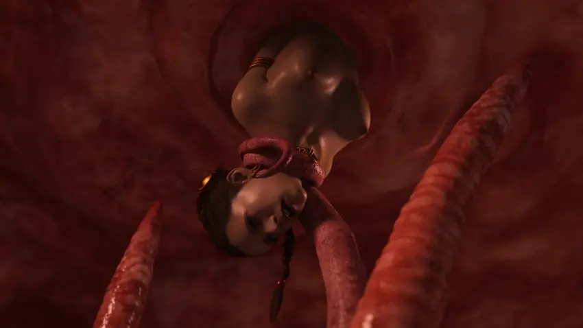 Image 1girls,breasts,female,long_hair,nude,nude_female,medium_breasts,naked,brown_hair,3d,slave_collar,star_wars,braided_hair,vore,slave,slavegirl,princess_leia_organa,alexbridger,slave_leia,sarlacc,inside_creature,tentacle_wrapped_around_neck