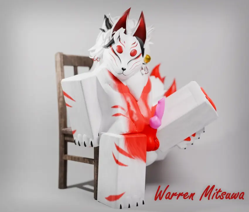 Image 1boy,male,tagme,3d,roblox,roblox_avatar,robloxian,kitsune,9_tails,warren_mitsuwa,wmitsuwa1