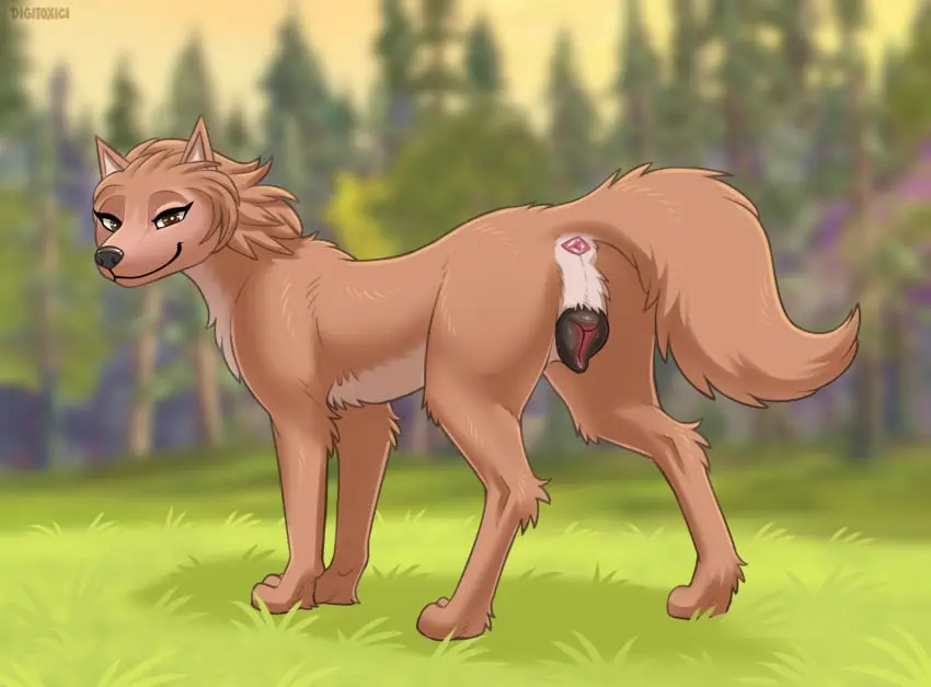 Image brown_eyes,female,hi_res,looking_at_viewer,solo,pussy,tan_body,anus,canid,canine,canis,fur,genitals,mammal,multicolored_body,multicolored_fur,wolf,2024,white_body,tree,forest,animal_genitalia,canine_genitalia,forest_background,nature,nature_background,plant,tan_fur,white_fur,feral,animal_pussy,canine_pussy,alpha_and_omega,digitoxici,kate_(alpha_and_omega)