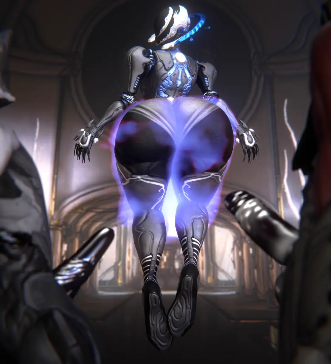 Image female,penis,big_ass,big_penis,bubble_butt,huge_ass,thick_thighs,wide_hips,feet,balls,huge_cock,tagme,floating,digital_extremes,excalibur_(warframe),mag_(warframe),qzk_forte,size_theft,volt_(warframe),warframe
