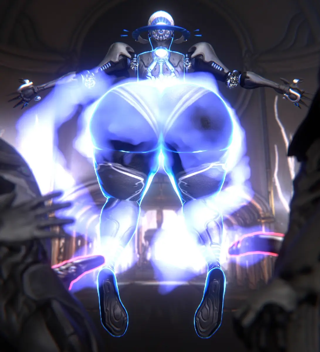 Image female,ass,big_ass,bubble_butt,huge_ass,thick_thighs,wide_hips,tagme,ass_focus,floating,digital_extremes,excalibur_(warframe),mag_(warframe),qzk_forte,size_theft,volt_(warframe),warframe