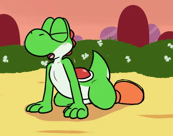 Image blush,clothing,solo,1boy,blue_eyes,male,penis,kneeling,anal,anal_sex,male_only,orange_clothing,balls,anthro,2d,mario_(series),nintendo,penetration,outdoors,animated,footwear,genitals,loop,sex_toy,dildo,all_fours,gif,2024,white_body,green_body,green_scales,scales,scalie,white_scales,outside,solo_male,4_fingers,fingers,white_balls,big_dildo,shoes,red_body,red_scales,dildo_in_ass,mostly_nude,white_penis,object_in_ass,sex_toy_in_ass,sex_toy_insertion,pupils,yellow_clothing,super_mario_bros.,dildo_insertion,shell,footwear_only,shoes_only,yoshi,dildo_riding,orange_footwear,orange_shoes,red_shell,ultilix,white_shell,yellow_footwear,yellow_shoes