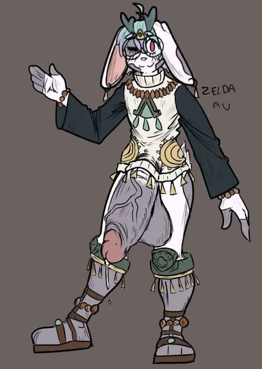 Image clothed,clothing,cum,male,penis,balls,veiny_penis,piercing,nintendo,big_balls,genital_fluids,bodily_fluids,genitals,mammal,horn,antlers,ear_piercing,skinny,leaking_cum,huge_balls,hyper_balls,no_humans,non-human,the_legend_of_zelda,vein,lagomorph,hyper,hyper_genitalia,non-human_only,tears_of_the_kingdom,jackalope,harvey_hallows_(sheepypop),loonfae,zonai_clothing