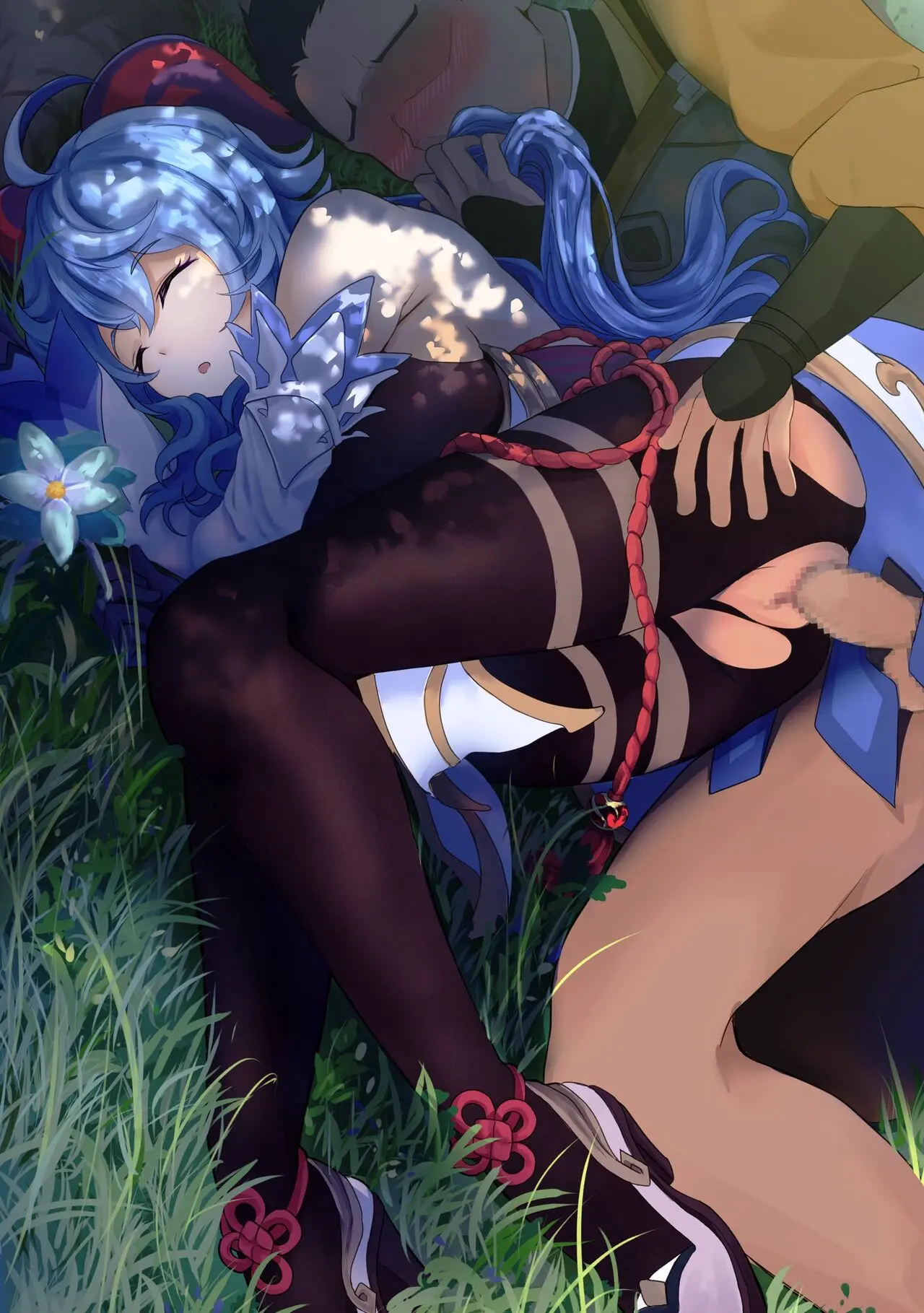 Image 1girls,female,long_hair,1boy,blue_hair,male,penis,pussy,straight,sex,horns,clothed_female,tagme,vaginal_penetration,censored,mosaic_censoring,genshin_impact,ganyu_(genshin_impact),penetration,sex_from_behind,dubious_consent,sleeping,clothed_male,sleep_molestation,toiro_gawon