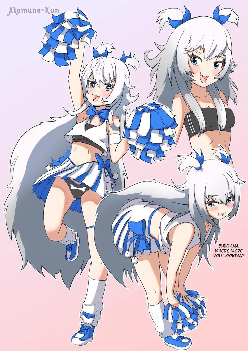 Image tagme,artist_request,goddess_of_victory:_nikke,commander_(nikke),cheerleader,poli_(cheer_up_police)_(nikke),poli_(nikke)