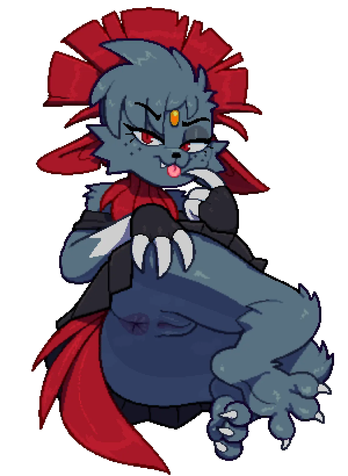 Image clothed,clothing,female,hi_res,looking_at_viewer,red_eyes,simple_background,smile,solo,bangs,black_gloves,gloves,pokemon,pokemon_(species),pussy,tail,tongue_out,lying,red_hair,tongue,ass,bedroom_eyes,looking_back,seductive,barefoot,freckles,feet,smiling_at_viewer,digital_drawing_(artwork),digital_media_(artwork),eyebrows,eyelashes,gem,happy,teeth,hair,anthro,anus,spreading,on_side,half-closed_eyes,inviting,nintendo,presenting,miniskirt,skirt,soles,fur,genitals,mammal,claws,paws,rear_view,toe_claws,fangs,black_nose,narrowed_eyes,glistening,2024,biped,anthrofied,pokemorph,presenting_hindquarters,fingerless_gloves,teasing,female_anthro,fingers,smirk,toes,arm_tuft,tuft,raised_clothing,topwear,handwear,generation_4_pokemon,looking_back_at_viewer,skirt_lift,presenting_pussy,fan_character,feet_together,3_fingers,presenting_anus,naughty_face,hand_on_butt,black_clothing,bottomwear,hand_on_leg,clothing_lift,clawed_fingers,hindpaw,black_bottomwear,3_toes,upskirt,butt_grab,spread_butt,inner_ear_fluff,translucent,translucent_hair,plantigrade,raised_eyebrow,thick_eyelashes,transparent_background,black_handwear,leg_tuft,shoulder_tuft,black_eyebrows,mouth_closed,tail_tuft,head_tuft,blep,black_topwear,white_claws,neck_tuft,curling_toes,no_underwear,alpha_channel,forehead_gem,snaggle_tooth,eyebrow_through_hair,facial_tuft,closed_smile,cheek_tuft,cute_fangs,spread_toes,aliasing,glistening_eyelids,bent_legs,knees_together,notched_ear,>:3,ankle_tuft,dark_eyelids,fang_the_weavile,glistening_feet,knee_tuft,raised_bottomwear,raised_skirt,somescrub,tail_under_skirt,weavile
