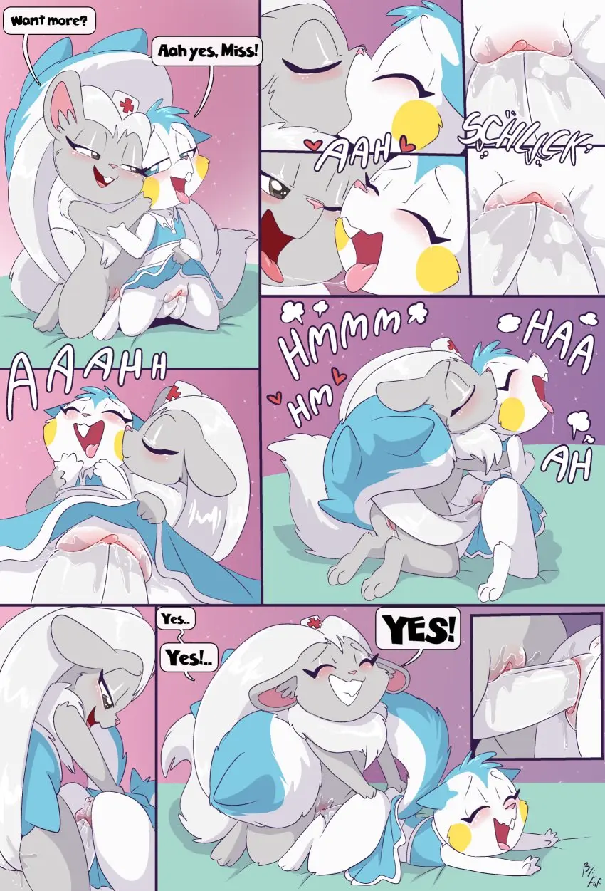 Image blush,clothed,clothing,female,hi_res,long_hair,open_mouth,smile,white_hair,blue_eyes,pokemon,pokemon_(species),pussy,tail,lying,tongue,ass,hat,duo,kneeling,headwear,feet,artist_name,grin,headgear,open_smile,teeth,hair,saliva_string,anthro,text,anus,clitoris,vaginal_penetration,absurd_res,half-closed_eyes,closed_eyes,looking_pleasured,on_bed,saliva,bed,nintendo,penetration,grey_eyes,comic,genital_fluids,skirt,soles,bodily_fluids,fur,genitals,grey_body,grey_fur,inside,multicolored_body,multicolored_fur,two_tone_body,two_tone_fur,dialogue,looking_at_another,sound_effects,eye_contact,english_text,narrowed_eyes,2024,blue_body,white_body,generation_5_pokemon,female/female,kissing,speech_bubble,blue_fur,toes,furniture,fluffy,fluffy_tail,generation_4_pokemon,white_fur,skirt_lift,moan,buckteeth,vaginal_fluids,hand_on_butt,bottomwear,pink_nose,white_tail,onomatopoeia,clothing_lift,butt_grab,saliva_on_tongue,grinding,cheerleader,cheerleader_outfit,long_tail,on_front,blue_tail,french_kissing,two_tone_tail,nurse,nurse_hat,fuf,cheerie_(petokikka),cinccino,nurse_clothing,nurse_headwear,pachirisu,yellow_cheeks,hair_in_pussy,hair_insertion,hair_manipulation,hand_on_partner's_butt,pussy_juice_in_hair,kissing_cheek
