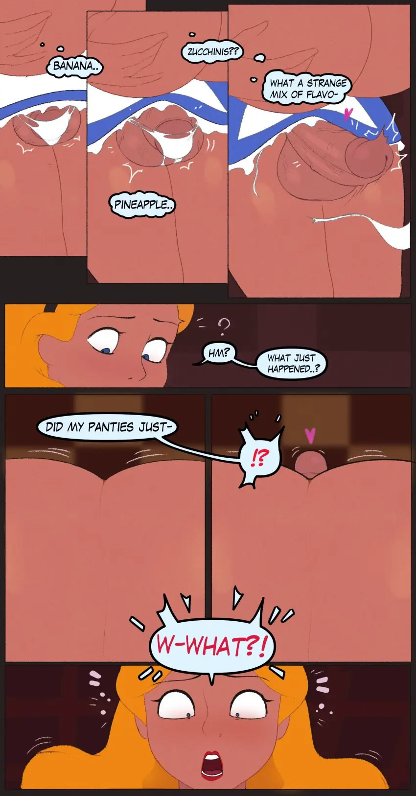 Image big_breasts,breasts,clothed,clothing,female,human,light_skin,long_hair,nipples,solo,standing,penis,panties,big_penis,disney,thick_thighs,voluptuous,erection,futanari,intersex,light-skinned_futa,wide_hips,areolae,balls,huge_cock,huge_breasts,text,blonde_hair,public_domain,futa_only,bulge,comic,big_balls,dialogue,surprised,english_text,2024,breast_expansion,mostly_nude,penis_expansion,penis_growth,futa_transformation,literature,alice_(disney),alice_in_wonderland,alice_in_wonderland_(1951_film),alice_liddell,zetaskully,female_to_futa,erection_in_panties