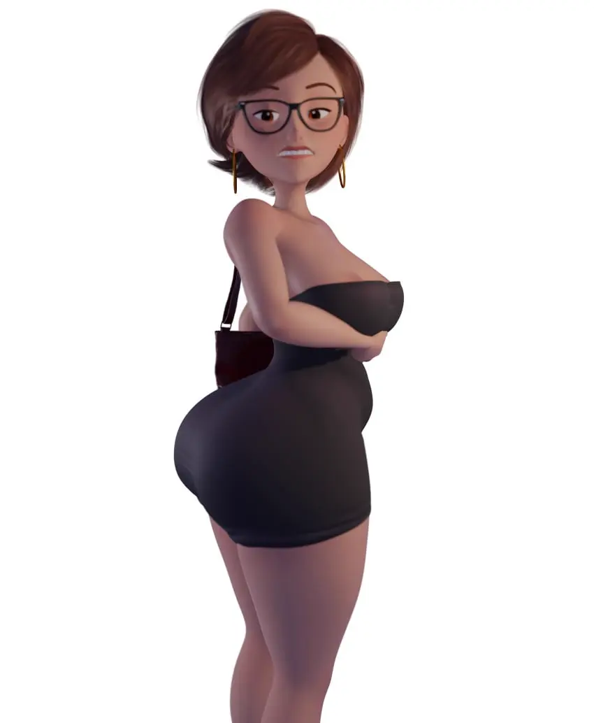 Image female,female_only,short_hair,big_ass,big_butt,thick_thighs,thighs,milf,fat_ass,thick,thick_ass,dress,short_dress,mommy,helen_parr,the_incredibles,transparent_background,fat_butt,heperson