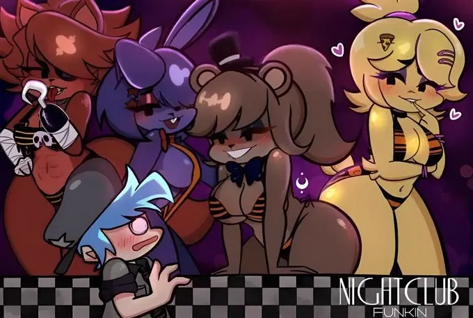 Image breasts,female,1boy,male,bikini,ass,big_ass,animal_humanoid,bunny_girl,low_res,black_eyes,fox_girl,heart,hearts_around_head,bear_girl,horny_female,bowtie,mostly_nude,blushing,hearts,clothed_male,blushing_male,4girls,fexa,five_nights_at_freddy's,foxy_(cally3d),foxy_(fnaf),chica_(fnaf),bonfie,bonnie_(cally3d),bonnie_(fnaf),fnf,fnf_mod,fnf_mods,friday_night_funkin,friday_night_funkin_mod,boyfriend_(friday_night_funkin),hook,cyan_hair,low_quality,fazclaire's_nightclub,bow_tie,hook_hand,freddy_(fnaf),fredina_(cally3d),frenni_fazclaire,chica_(cally3d),chiku,animals,animation69nightsattap,chicken_girl,ffffm_fivesome,freddy_(cally3d),freddy_fazbear,hi_res_url,nightclub_funkin