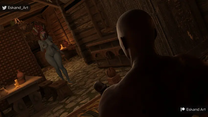 Image 1girls,big_breasts,breasts,female,human,1boy,male,penis,thick_thighs,voluptuous,athletic,dark-skinned_male,dark_skin,interracial,muscular,muscular_male,wide_hips,huge_cock,blonde_hair,voluptuous_female,warcraft,world_of_warcraft,3d,micro_bikini,interspecies,athletic_female,nipple_slip,blizzard_entertainment,blue_skin,undead,waiting,human_(world_of_warcraft),forsaken,sylvanas_windrunner,undead_(warcraft),eskandart