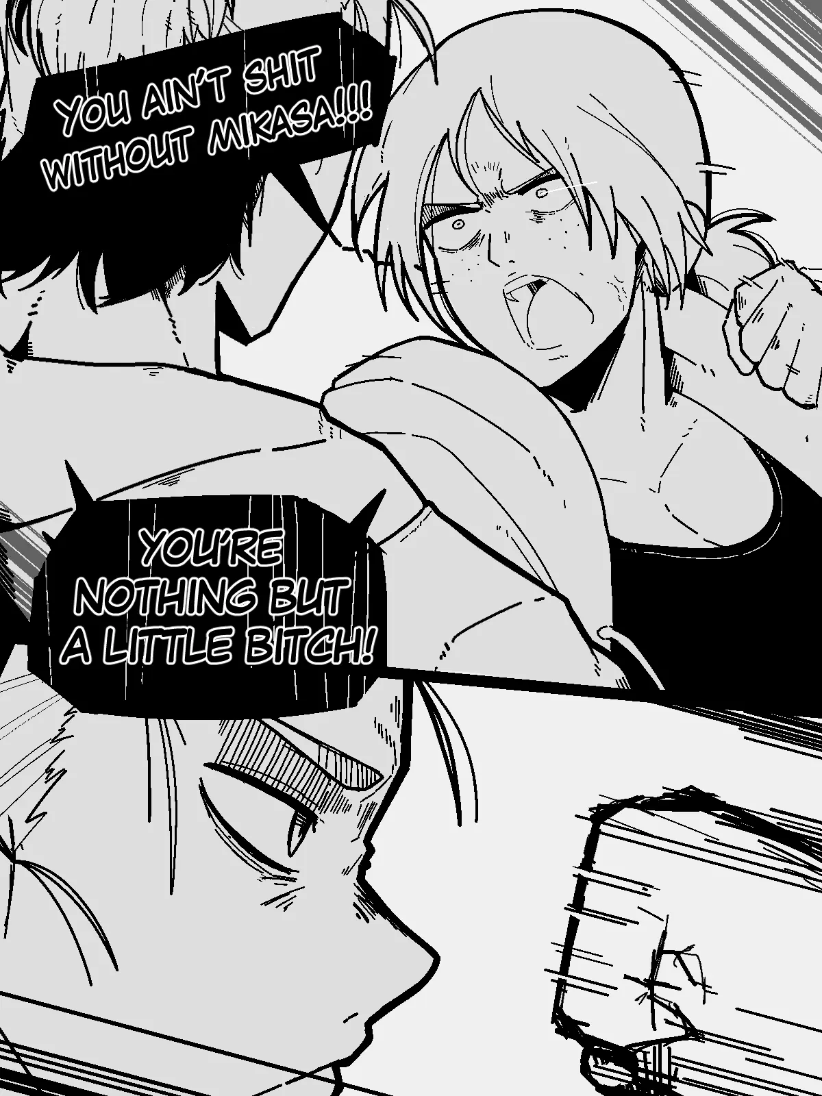 Image tagme,black_and_white,comic,comic_page,attack_on_titan,eren_jaeger,mark_gavatino,ymir_(shingeki_no_kyojin)