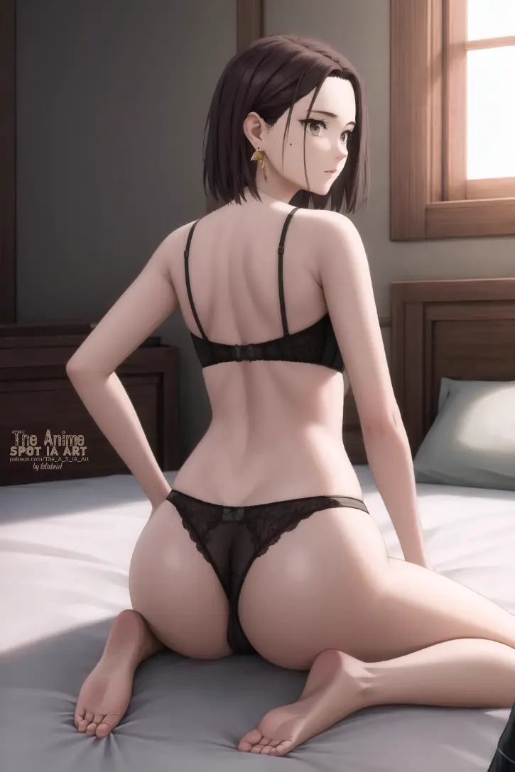 Image 1girls,big_breasts,breasts,female,female_only,hi_res,highres,light-skinned_female,solo,short_hair,bra,panties,ai_generated,lingerie,looking_away,solo_female,tagme,bed,bedroom,high_resolution,window,wariza,wind_breaker,tachibana_kotoha