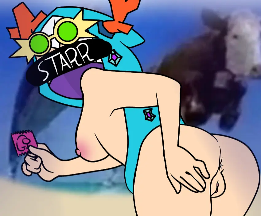 Image female,white_hair,pussy,white_skin,belle_(brawl_stars),brawl_stars,spread_butt,censored_eyes