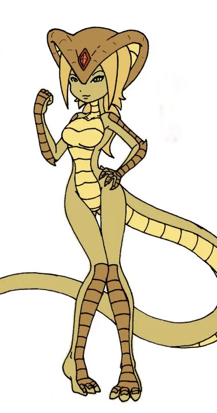 Image female,tagme,snake_girl