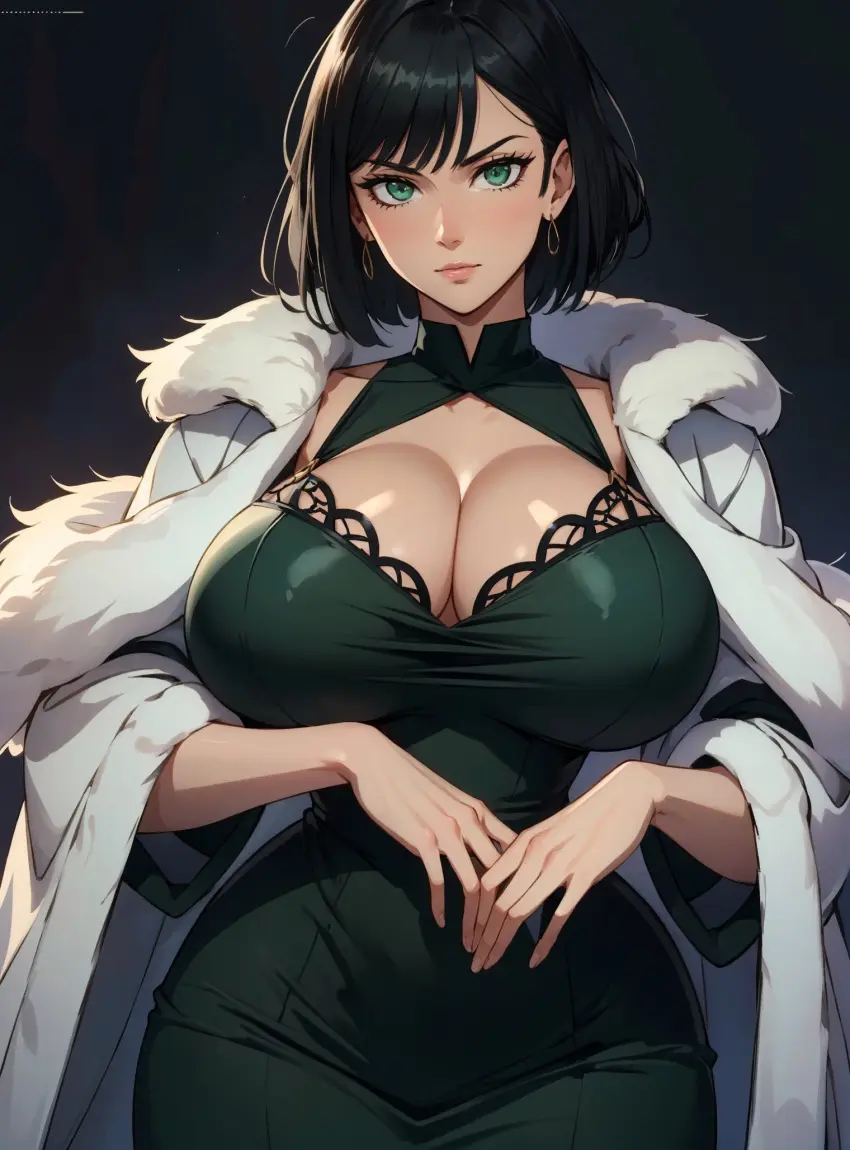 Image female,looking_at_viewer,ai_generated,one-punch_man,fubuki_(one-punch_man),makimass_ai