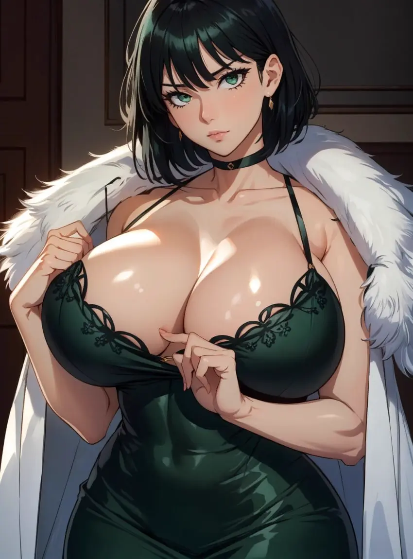 Image female,looking_at_viewer,ai_generated,one-punch_man,fubuki_(one-punch_man),makimass_ai