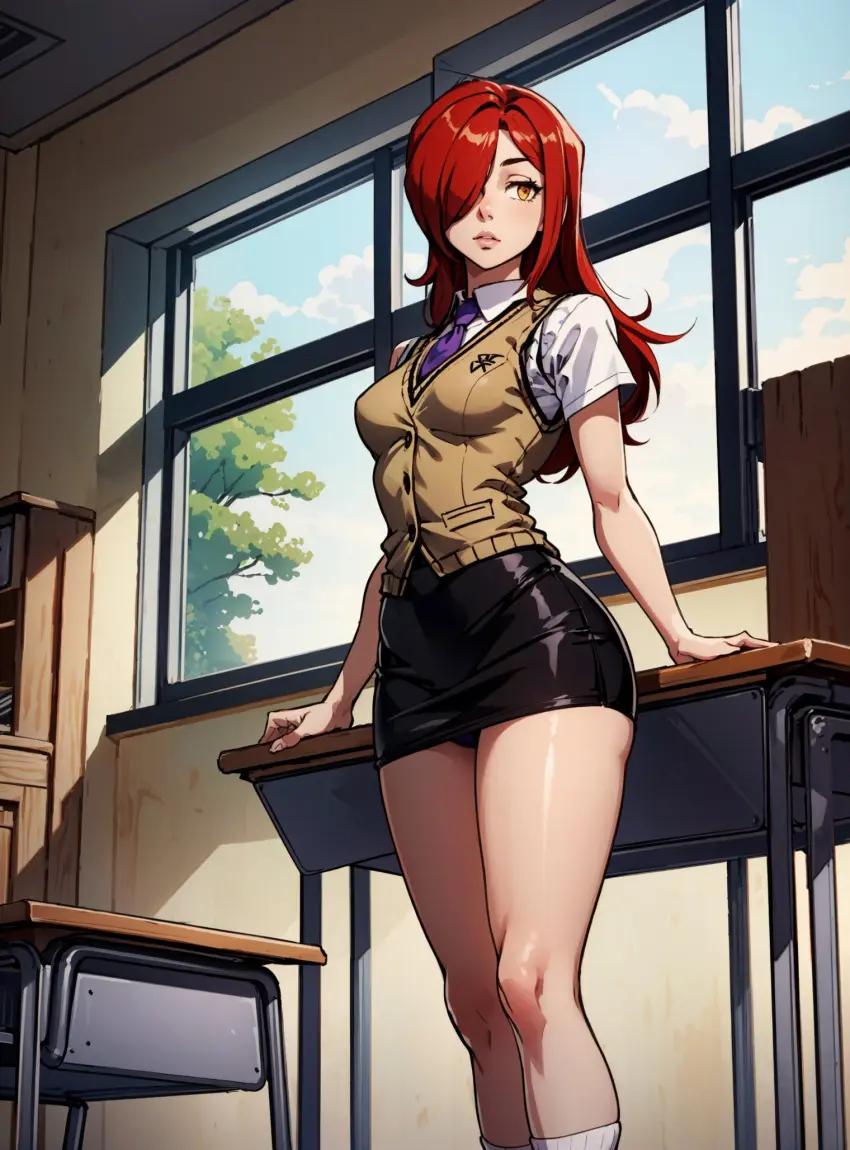 Image female,looking_at_viewer,ai_generated,video_games,skullgirls,makimass_ai,parasoul