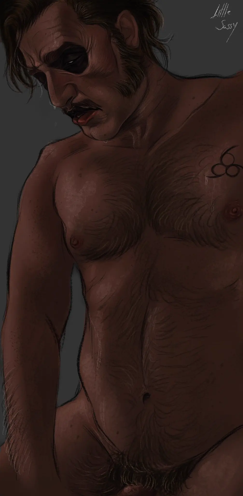 Image male,male_only,tagme,sweating,sweaty_body,hairy,hairy_male,body_hair,cardinal_copia,ghost_bc,little_sassy