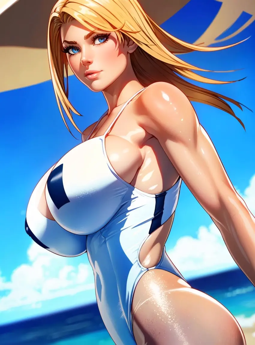 Image female,looking_at_viewer,ai_generated,video_games,dead_or_alive,tina_armstrong,makimass_ai