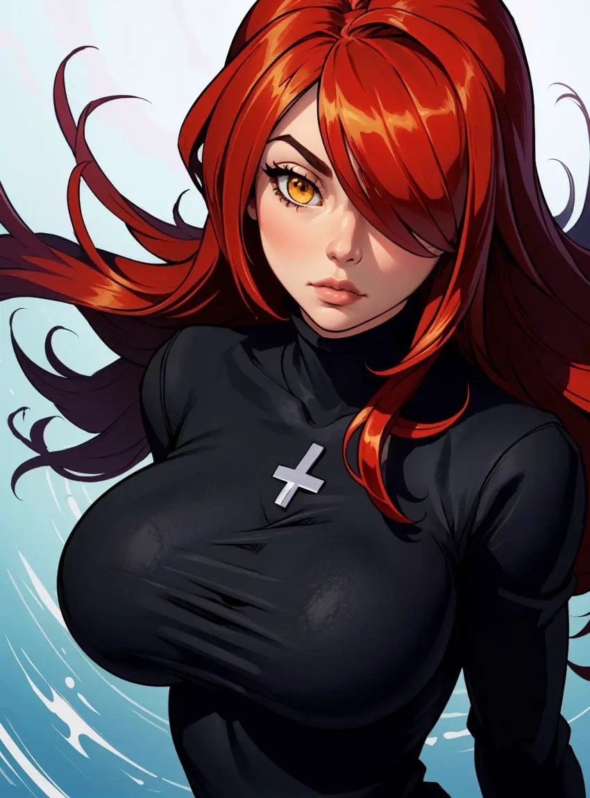 Image female,looking_at_viewer,ai_generated,video_games,skullgirls,makimass_ai,parasoul