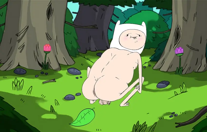 Image human,male,nude,penis,background,big_ass,big_penis,male_only,solo_focus,balls,naked,posing,big_balls,foreskin,uncircumcised,young,uncut,crouching,solo_male,exposed_ass,toony,adventure_time,cartoon_network,finn_the_human,exhibitionism,big_head,darkened_genitalia,crouching_male