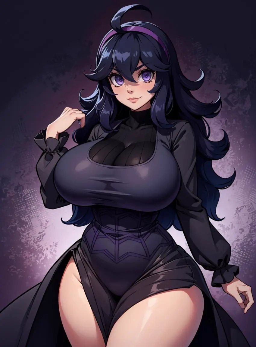 Image female,looking_at_viewer,pokemon,ai_generated,hex_maniac,makimass_ai