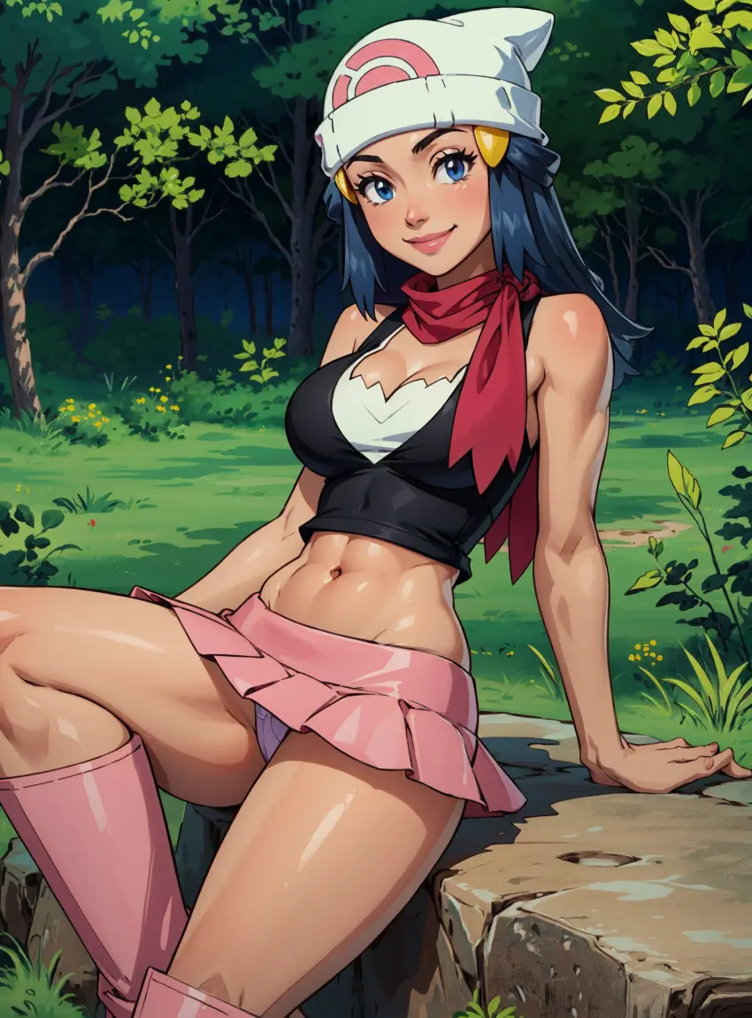 Image female,looking_at_viewer,pokemon,ai_generated,makimass_ai