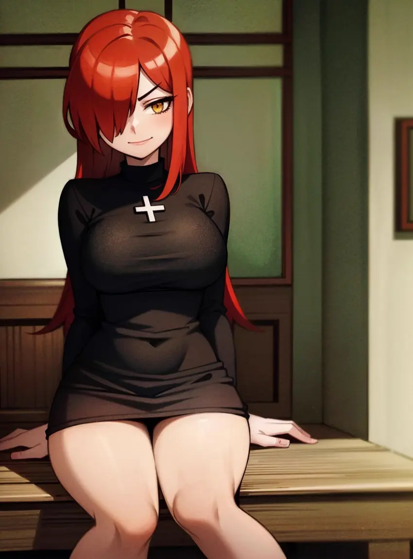Image female,looking_at_viewer,ai_generated,video_games,skullgirls,makimass_ai,parasoul