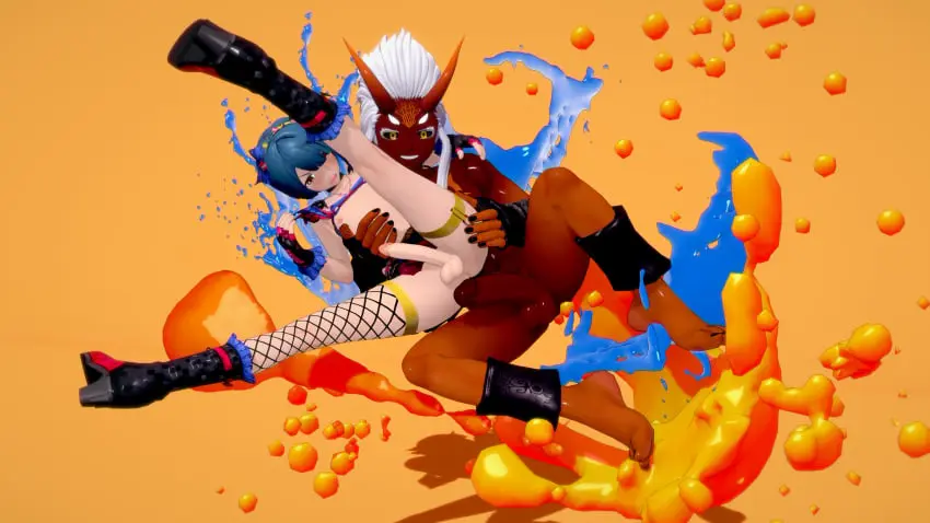 Image white_hair,blue_hair,male,penis,big_penis,uncensored,humanoid,2boys,crossdressing,cute_male,male_only,yaoi,balls,naked,testicles,genshin_impact,male_focus,non-human,oni,oni_horns,naked_male,uncensored_penis,open_legs,cosplay,red_body,black_penis,younger_male,penis_out,crossdressing_male,xingqiu_(genshin_impact),realm_shota