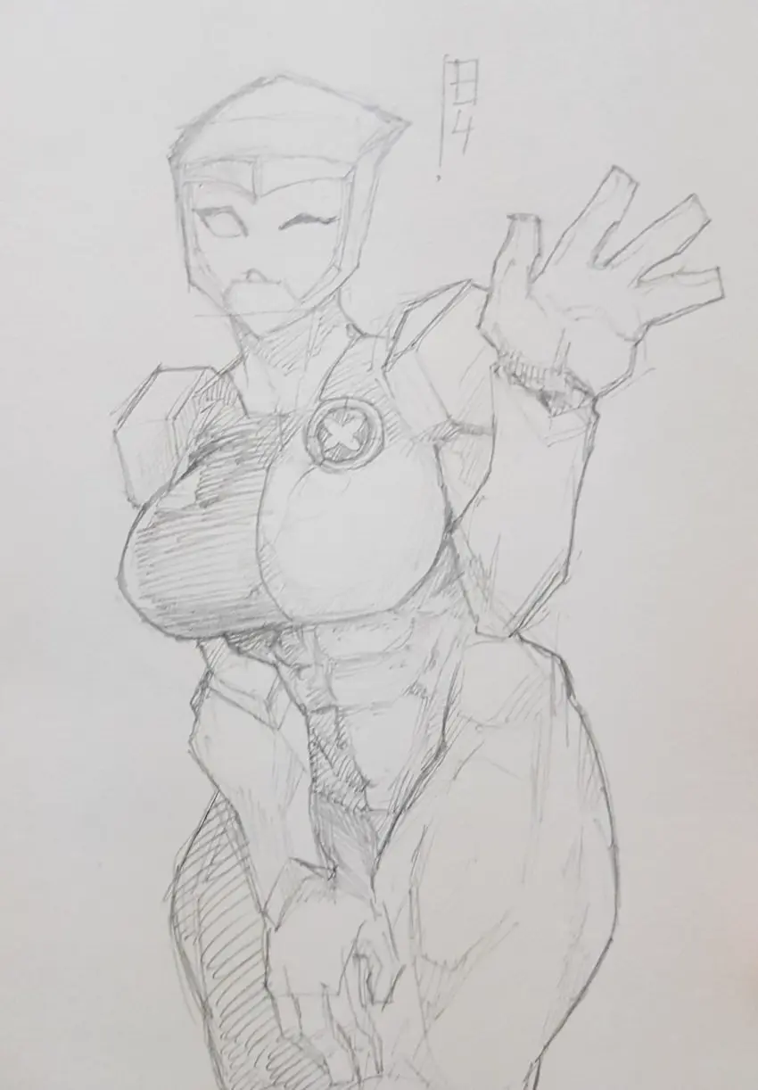 Image female,female_only,solo,solo_female,winking_at_viewer,line_art,leaning_forward,waving,waving_hand,alien,alien_girl,hand_on_thigh,pencil_(artwork),ben_10,chaquetrix,winking,waving_at_viewer,abandonhumanit,lineart,diamondhead,petrosapien,subsapien_(ben_10)
