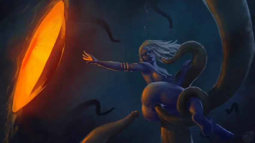 Image 1girls,female,white_hair,nude,sex,pleasure_face,pleasured,nude_female,monster,vaginal_penetration,vaginal_sex,night_elf,warcraft,world_of_warcraft,tentacle,tentacle_sex,pleasure,blizzard_entertainment,blue_skin,tentacle_penis,underwater,queen_azshara,n'zoth,giant_eye,mene_lotion