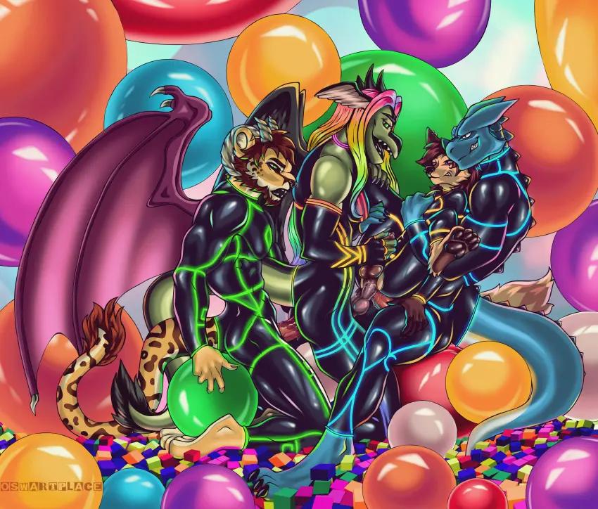 Image clothing,hi_res,group_sex,male,penis,ass,sex,multicolored_hair,anal,anal_sex,male/male,balls,hair,wings,anthro,green_eyes,mythology,absurd_res,purple_eyes,brown_hair,penetration,canid,canine,fur,genitals,mammal,yellow_body,yellow_fur,latex,latex_clothing,latex_skinsuit,skinsuit,tight_clothing,horn,feline,blue_body,green_body,scales,scalie,fox,knot,markings,mythological_creature,dragon,mythological_scalie,armwear,group,felid,orgy,double_penetration,rainbow_hair,pawpads,fennec_fox,true_fox,head_wings,spots,spotted_body,spotted_fur,cheetah,blue_scales,green_fur,latex_suit,balloon,inflatable,latex_armwear,balloon_fetish,glowing_lines,krilinus_sixus,magidragon,nijiraios,oswoswosw,smaller_version_at_source,xenodrake,xeros_(xenodrake),yamisho