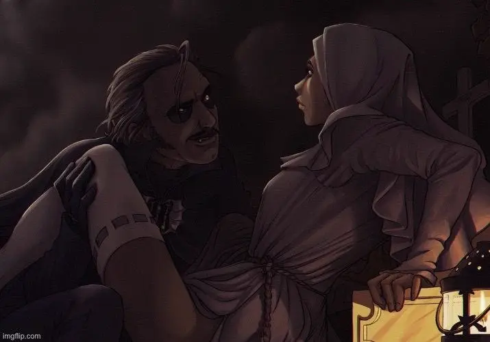 Image tagme,stockings,vampire,fangs,surprised_expression,dubious_consent,nun,nun_habit,nun_outfit,nun's_habit,stockings_thigh_highs,noncon,nonconsensual,surprised_look,fang_out,cardinal_copia,ghost_bc,cropped_image,dubcon