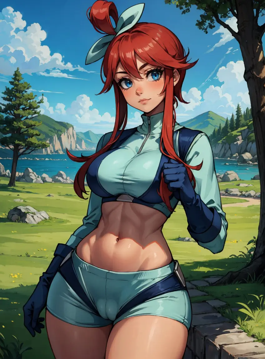Image female,looking_at_viewer,pokemon,ai_generated,makimass_ai
