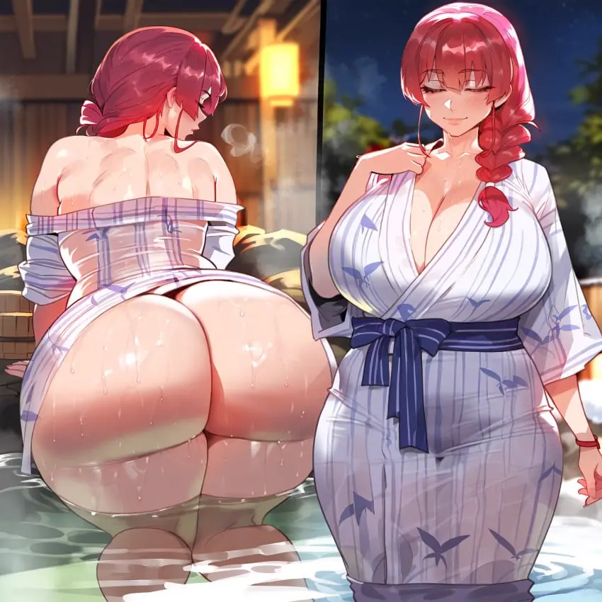 Image 1girls,breasts,female,hi_res,light-skinned_female,light_skin,long_hair,red_eyes,yellow_eyes,red_hair,ass,huge_ass,thick_thighs,thighs,milf,wide_hips,virtual_youtuber,hips,ai_generated,huge_breasts,aged_up,stable_diffusion,hololive,hololive_fantasy,hololive_japan,heterochromia,high_resolution,naughty_face,thiccwithaq_(ai_style),artstyle_imitation,floox,houshou_marine