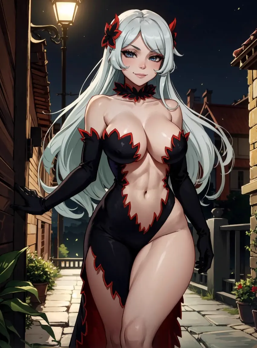 Image female,looking_at_viewer,ai_generated,dungeon_ni_deai_wo_motomeru_no_wa_machigatteiru_darou_ka,makimass_ai,freya_(danmachi)