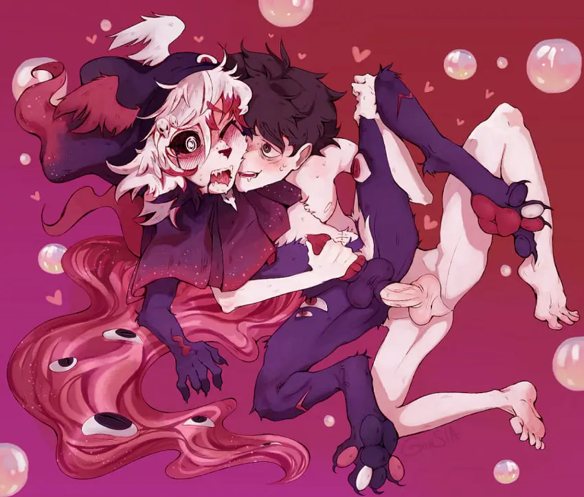 Image human,male,penis,sex,duo,humanoid,anal,femboy,male/male,yaoi,anthro,demon,saliva,masturbation,bodily_fluids,genitals,mammal,paws,feline,girly,original_characters,demon_humanoid,felid,domestic_cat,felis,saliva_on_tongue,crazy_eyes,lgbt_pride,yandere,gonsia,bl,demonic
