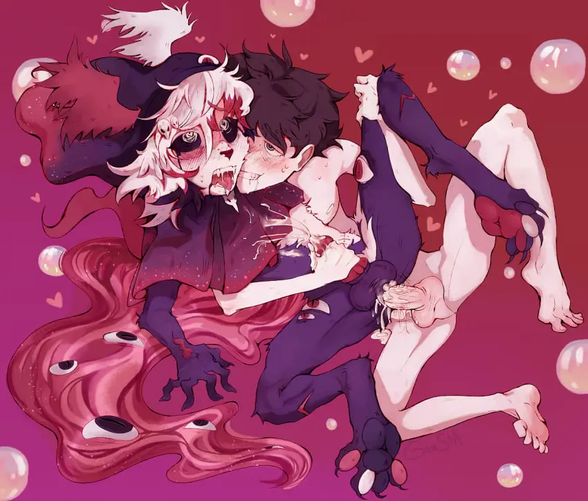Image human,cum,male,penis,sex,duo,erection,humanoid,anal,femboy,male/male,yaoi,anthro,cum_inside,demon,ejaculation,saliva,genital_fluids,masturbation,bodily_fluids,genitals,mammal,paws,feline,girly,cumshot,original_characters,felid,domestic_cat,felis,saliva_on_tongue,crazy_eyes,yandere,domestic,gonsia