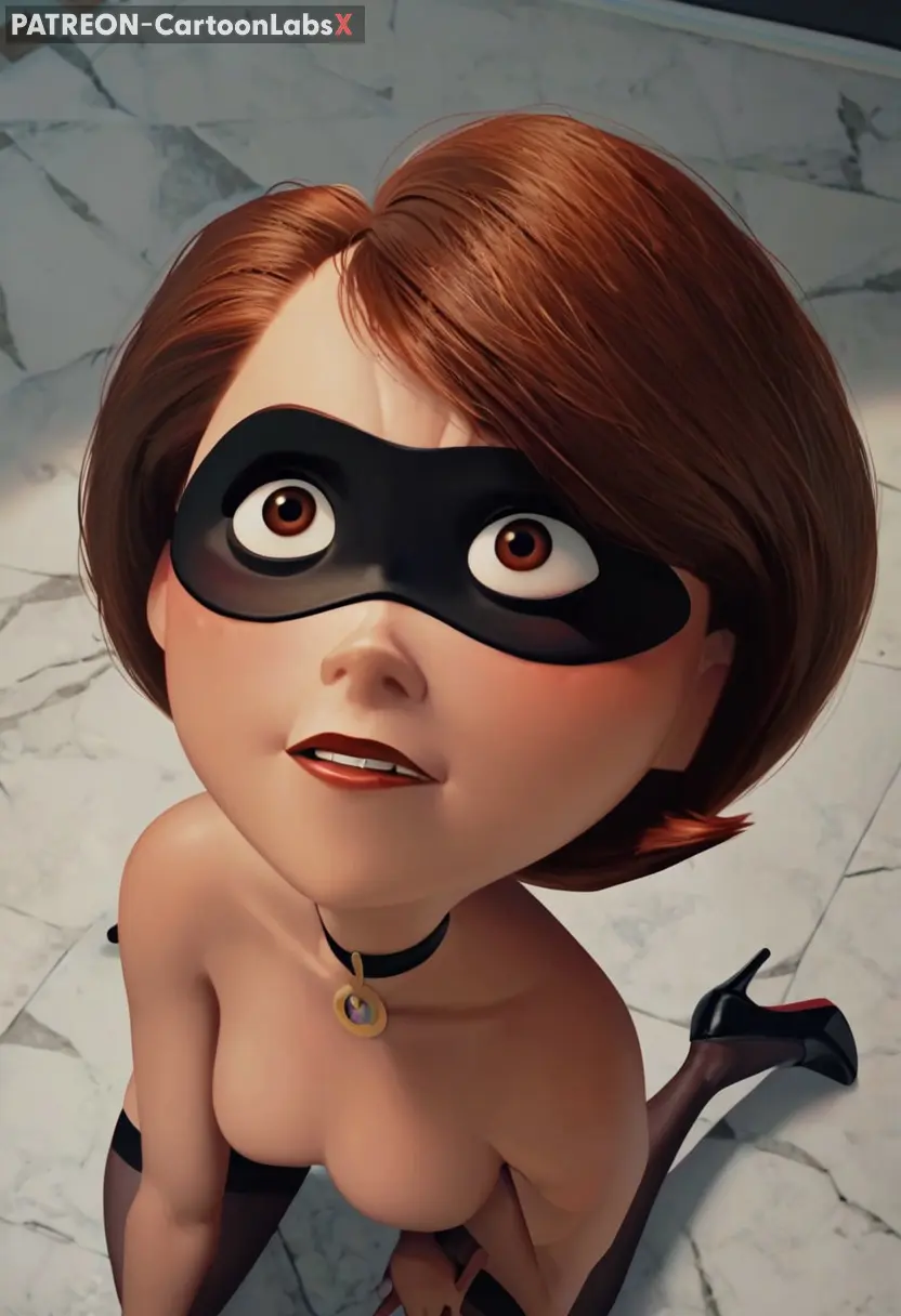 Image female,nude,ai_generated,nude_female,naked,character_request,mommy,helen_parr,superheroine,the_incredibles,cartoony,superhero,tv,the_incredibles_2,tv_show