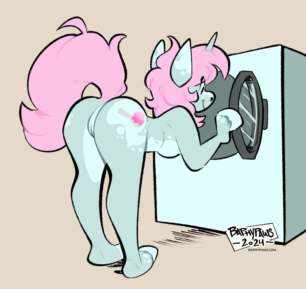 Image 1girls,breasts,female,pussy,furry,ass,anthro,tagme,unicorn,baphypaws
