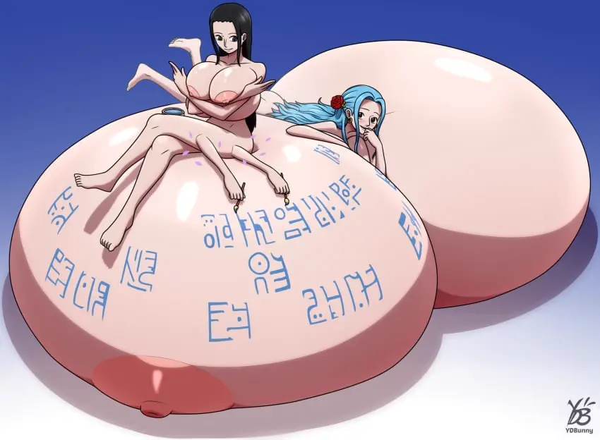 Image blush,breasts,female,female_only,large_breasts,long_hair,nipples,2girls,black_hair,blue_eyes,blue_hair,nude,one_piece,post-timeskip,enormous_breasts,gigantic_breasts,hyper_breasts,tied_hair,black_eyes,breast_grab,puffy_nipples,sitting_on_another,sitting_on_person,hyper,breasts_bigger_than_body,nefertari_vivi,nico_robin,multi_arm,multi_limb,akuma_no_mi,hana_hana_no_mi,sitting_on_breasts,sitting_on_own_breasts,ydbunny