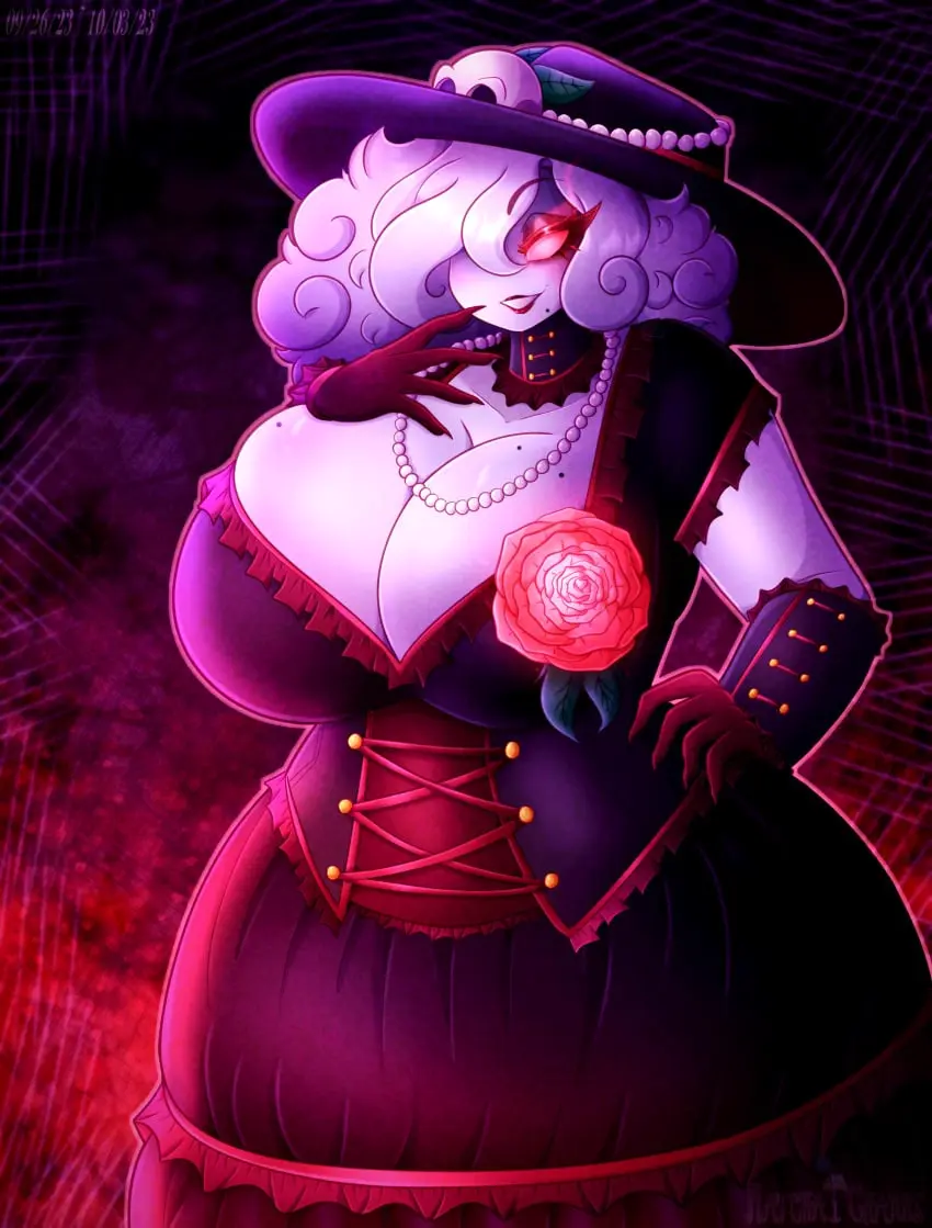Image breasts,female,busty,curvy,ghost_girl,boss_monster,bloodberrybluu,breedingtoxic,mafia_boss
