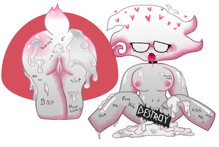 Image big_breasts,blush,breasts,female,hi_res,human,nipples,simple_background,solo,cum,cum_in_mouth,nude,pussy,tail,sex,humanoid,cum_in_ass,hair,cum_inside,text,genital_fluids,bodily_fluids,genitals,mammal,female/female,heart_symbol