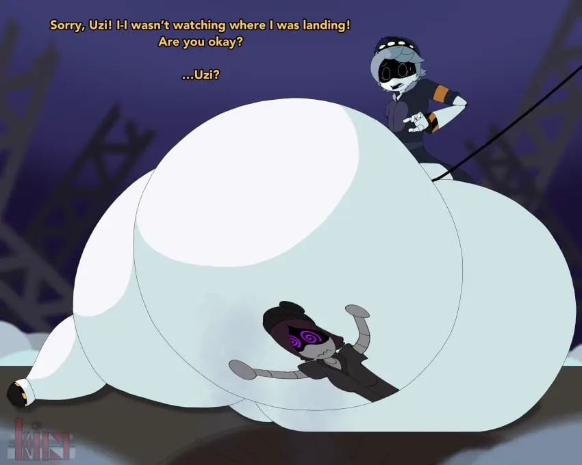 Image 1girls,female,1boy,male,ass,big_ass,huge_ass,looking_back,thick_thighs,humanoid,massive_ass,wide_hips,femboy,2d,tagme,ass_focus,male_focus,large_ass,thunder_thighs,hyper_ass,hyper,worried,robot,robot_girl,robot_humanoid,gigantic_ass,robot_boy,ass_bigger_than_head,bottom_heavy_femboy,big_ass_(male),murder_drones,uzi_(murder_drones),screen_face,enormous_ass,worried_expression,hyper_thighs,colossal_ass,humanoid_male,n_(murder_drones),humanoid_female,flattened,concerned,buttcrush_aftermath,mrkinettle,stuck_to_butt